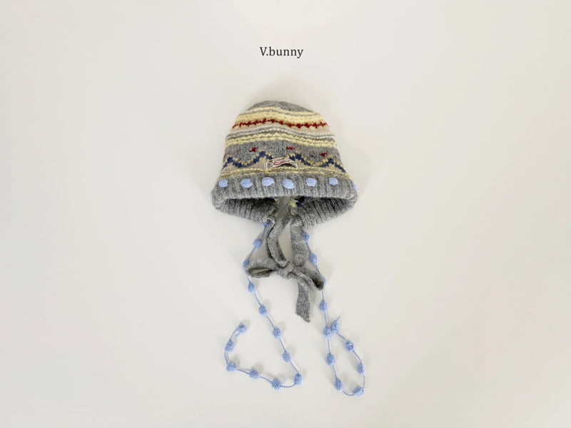 V Bunny - Korean Children Fashion - #stylishchildhood - String Pom Pom Hat - 12