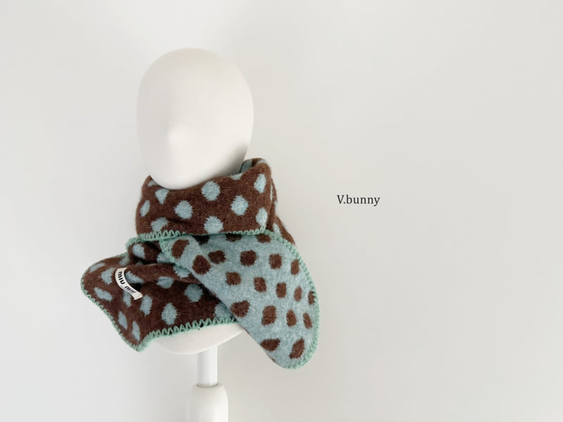 V Bunny - Korean Children Fashion - #stylishchildhood - Dot Muffler - 8