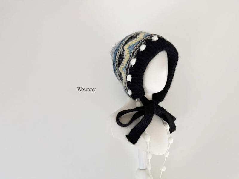 V Bunny - Korean Children Fashion - #toddlerclothing - String Pom Pom Hat - 11
