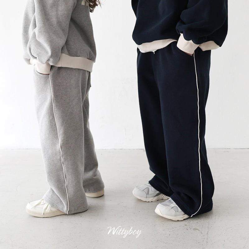 Witty Boy - Korean Children Fashion - #Kfashion4kids - Pony Line Pants