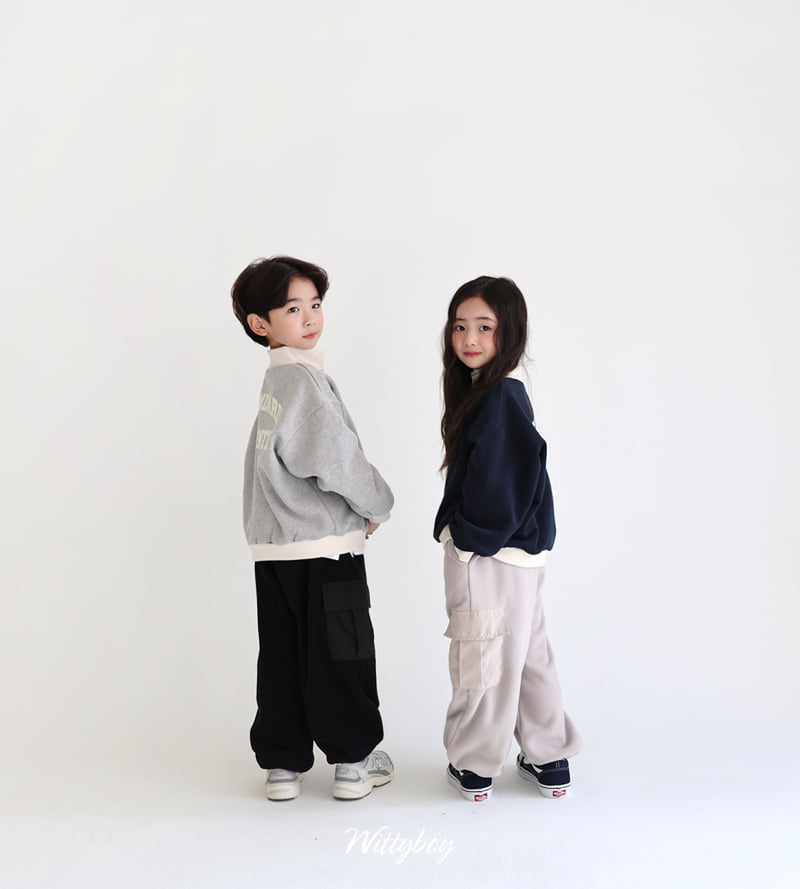 Witty Boy - Korean Children Fashion - #Kfashion4kids - Teddy Fleece Cargo Pants - 7