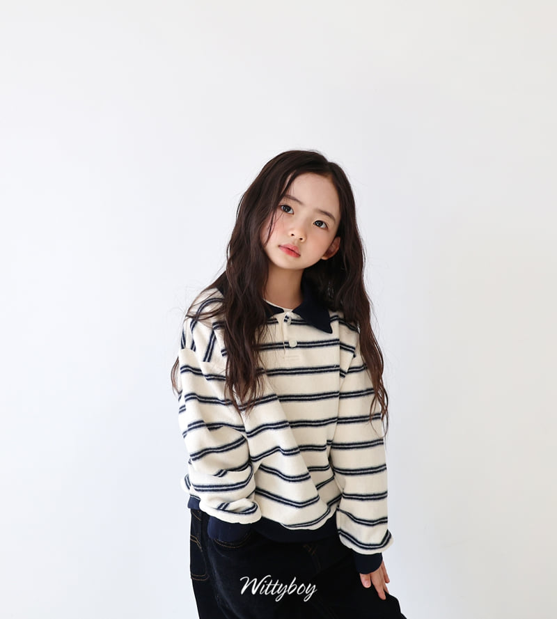 Witty Boy - Korean Children Fashion - #Kfashion4kids - Cozy Collar Sweatshirt - 6