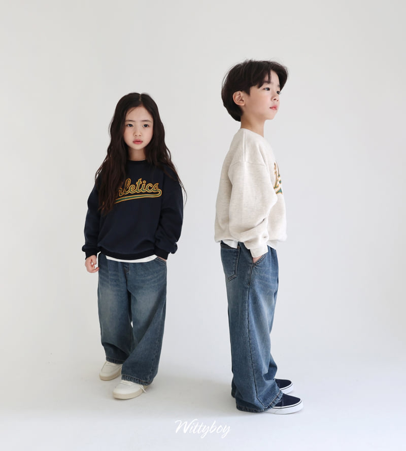 Witty Boy - Korean Children Fashion - #kidzfashiontrend - Winter Old School Denim Pants - 4