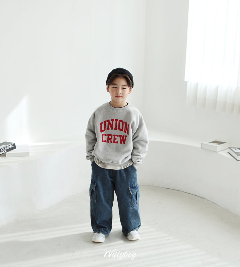 Witty Boy - Korean Children Fashion - #Kfashion4kids - Natural Cargo Bonding Denim Pants - 3
