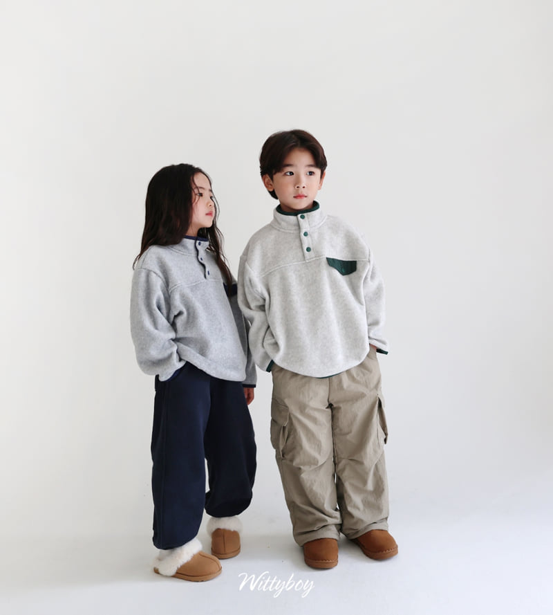 Witty Boy - Korean Children Fashion - #Kfashion4kids - Camp Fleece Anorak - 12
