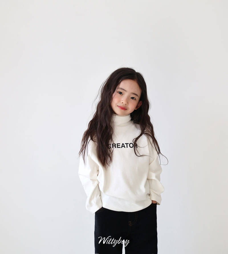 Witty Boy - Korean Children Fashion - #Kfashion4kids - Creator Turtleneck Tee - 9