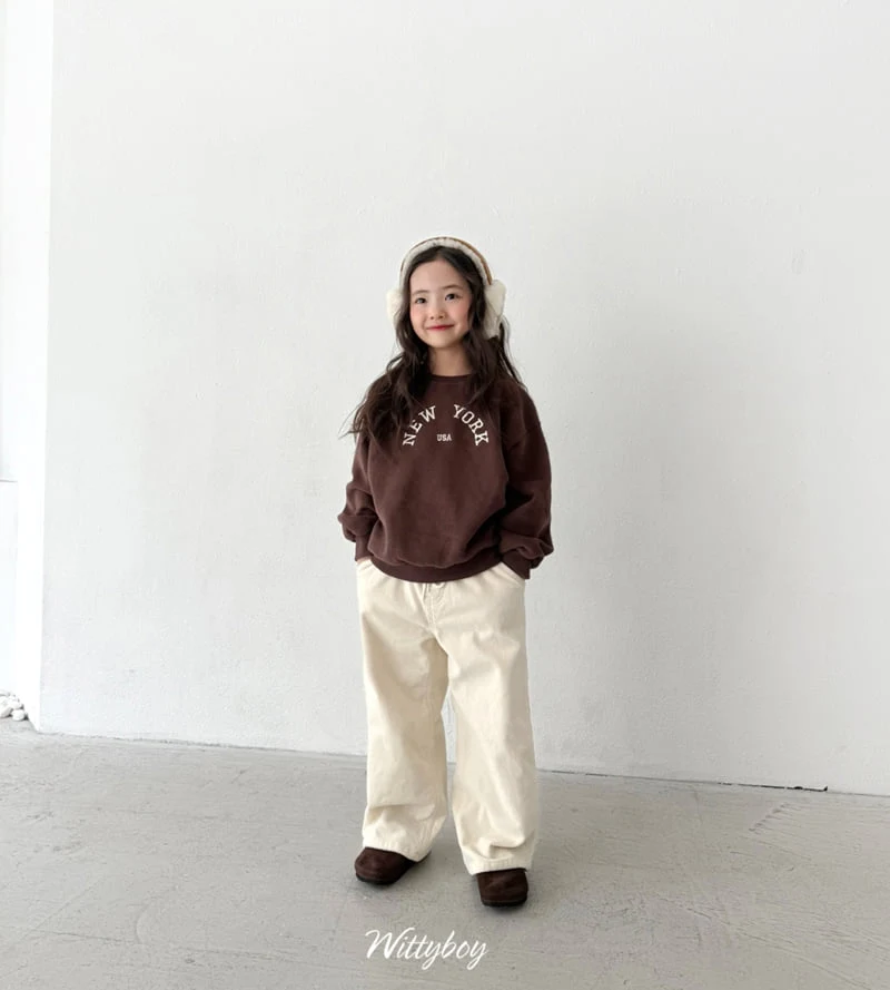 Witty Boy - Korean Children Fashion - #Kfashion4kids - New York Sweatshirt - 3