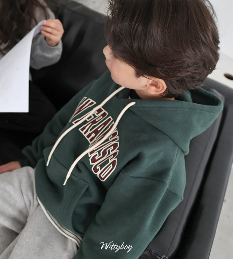 Witty Boy - Korean Children Fashion - #Kfashion4kids - San Francisco Hoodie - 8