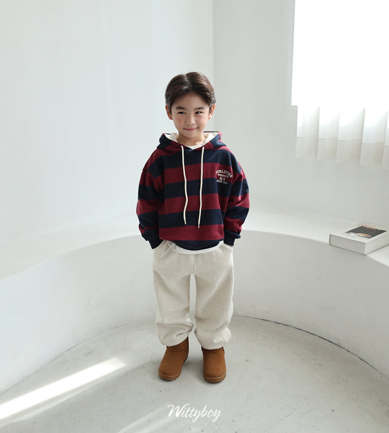 Witty Boy - Korean Children Fashion - #childofig - Mono Fleece Jogger Pants - 3