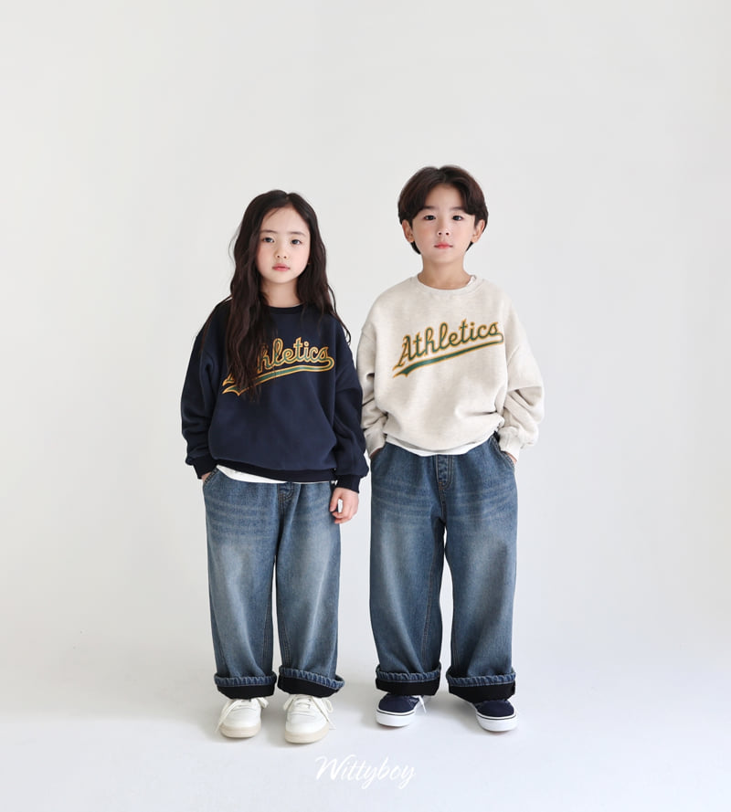 Witty Boy - Korean Children Fashion - #childofig - Winter Old School Denim Pants - 9