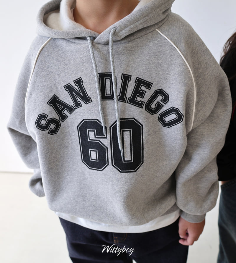 Witty Boy - Korean Children Fashion - #childofig - Sandy Hoodie Tee - 8
