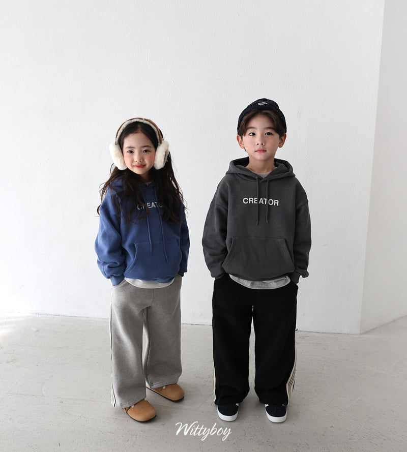 Witty Boy - Korean Children Fashion - #childofig - Winter High Teen Pants - 5