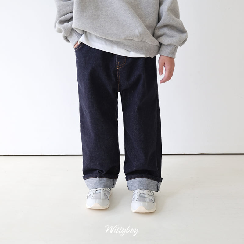 Witty Boy - Korean Children Fashion - #childofig - Winter Hip Selvage Pants