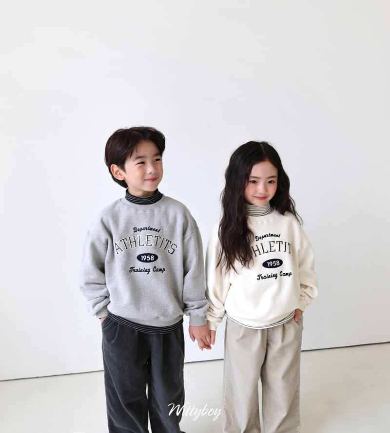 Witty Boy - Korean Children Fashion - #childofig - Training Sweatshirt