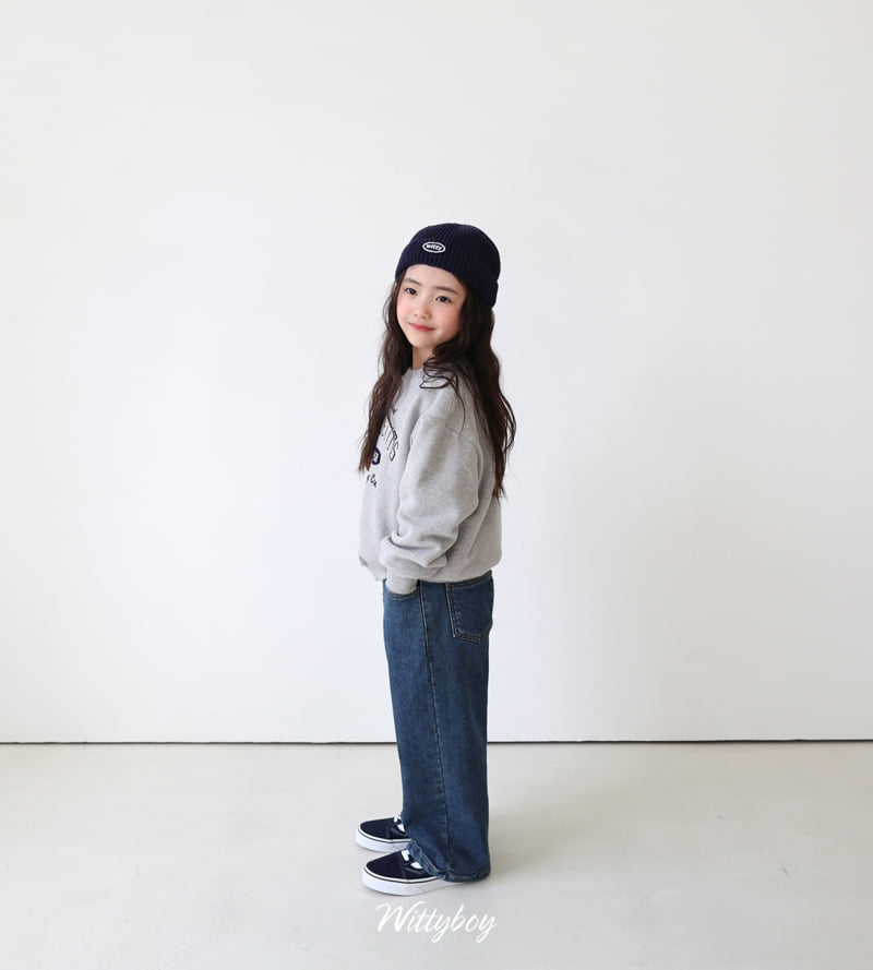 Witty Boy - Korean Children Fashion - #childrensboutique - Wannabe Bonding Denim Pants - 6