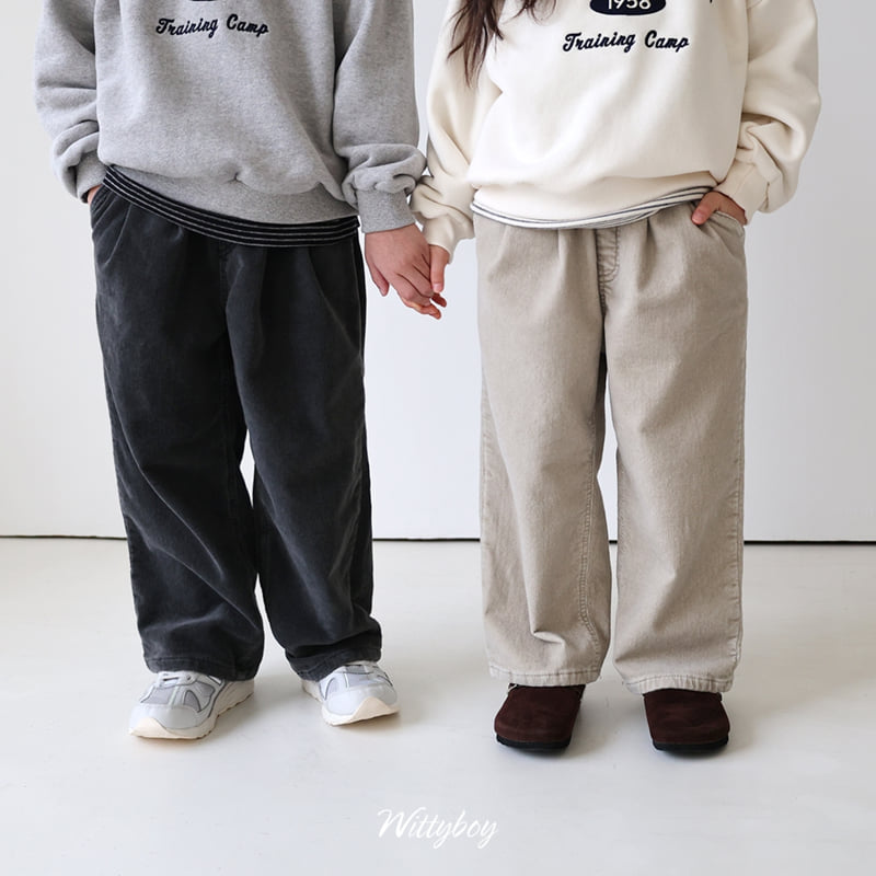Witty Boy - Korean Children Fashion - #childrensboutique - Abel Corduroy Pants