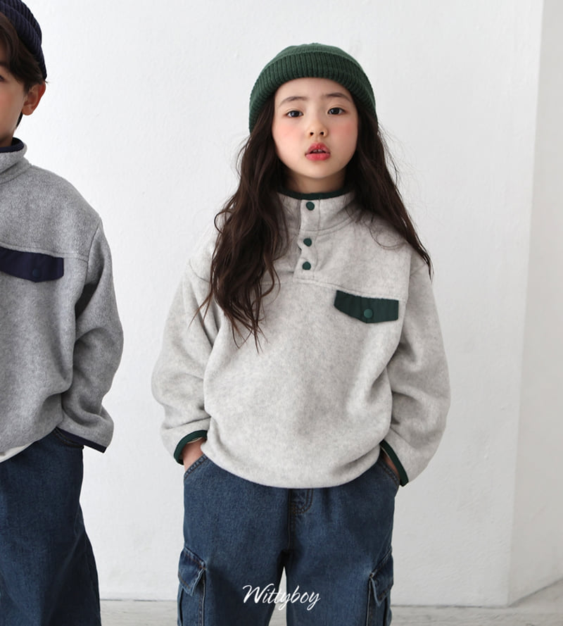 Witty Boy - Korean Children Fashion - #childrensboutique - Camp Fleece Anorak - 5