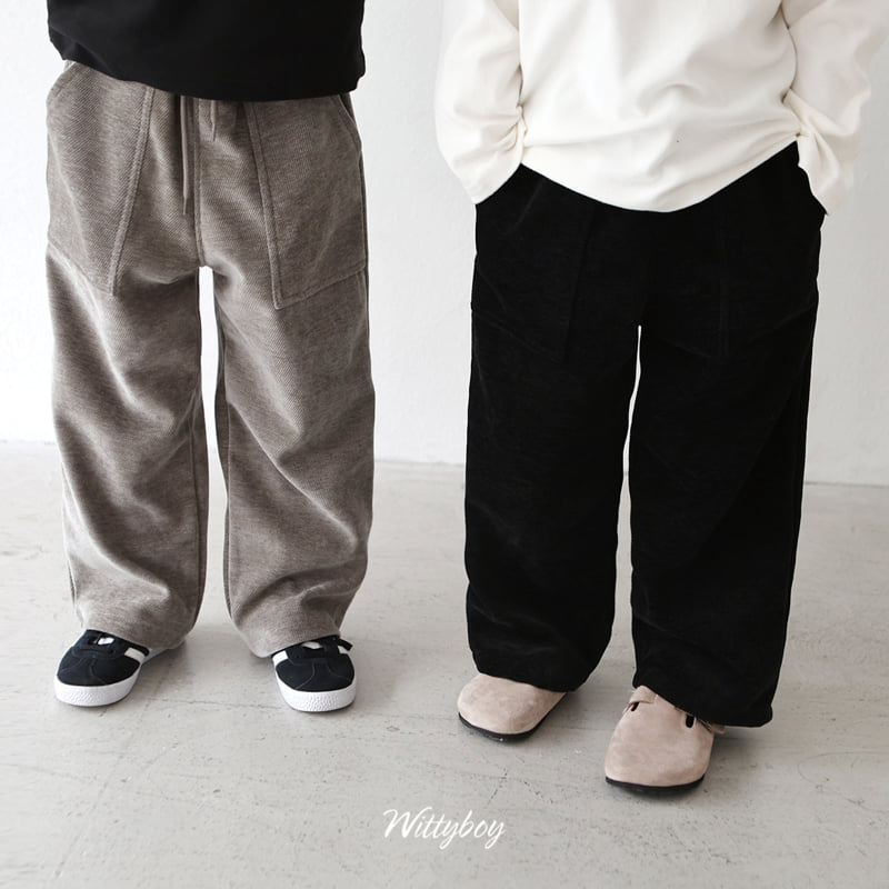 Witty Boy - Korean Children Fashion - #childrensboutique - Mio Futter Pants