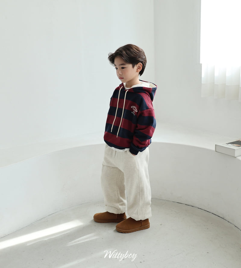 Witty Boy - Korean Children Fashion - #designkidswear - Mono Fleece Jogger Pants - 5