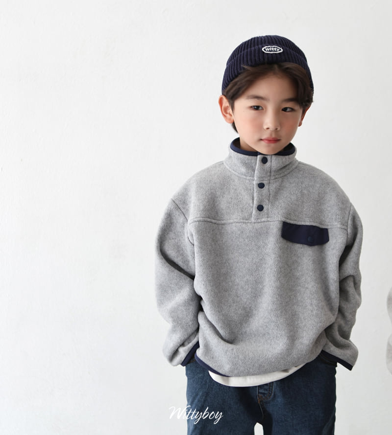 Witty Boy - Korean Children Fashion - #designkidswear - Camp Fleece Anorak - 6