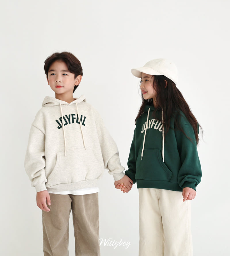 Witty Boy - Korean Children Fashion - #designkidswear - Joyful Hoodie - 5