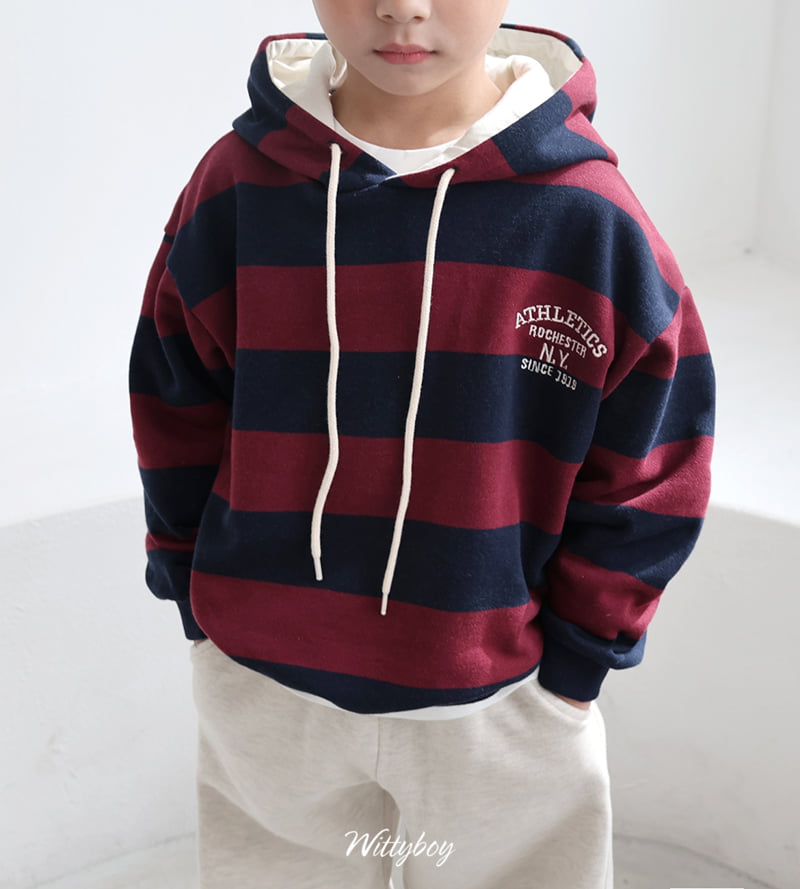 Witty Boy - Korean Children Fashion - #designkidswear - Embroidered Hoodie - 5