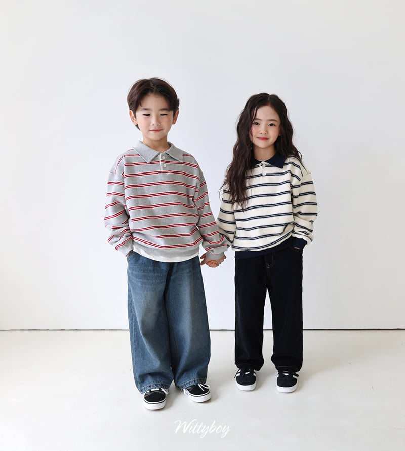 Witty Boy - Korean Children Fashion - #discoveringself - Cozy Collar Sweatshirt