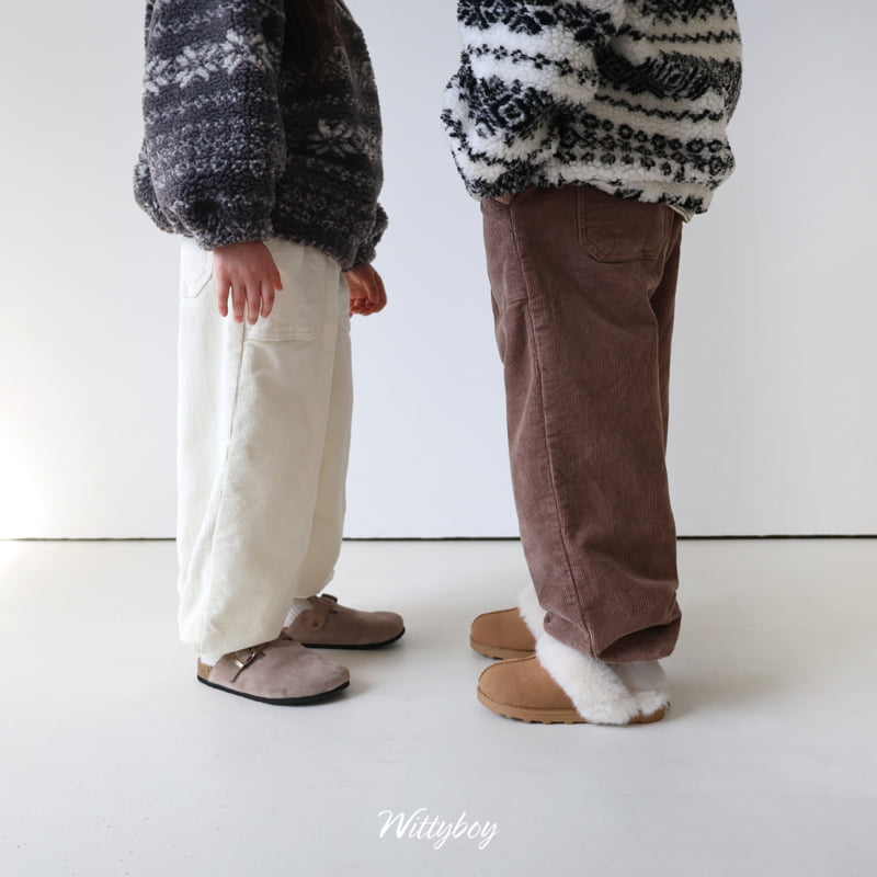 Witty Boy - Korean Children Fashion - #discoveringself - Nobel Corduroy Pants - 12