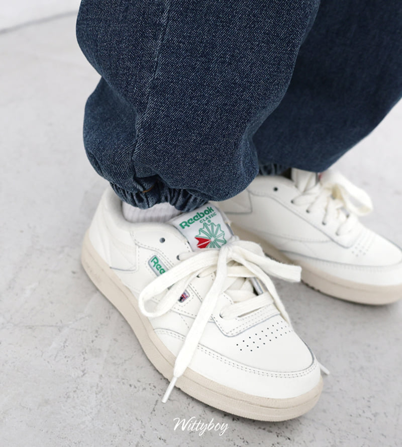 Witty Boy - Korean Children Fashion - #discoveringself - Wannabe Bonding Denim Jogger Pants - 7