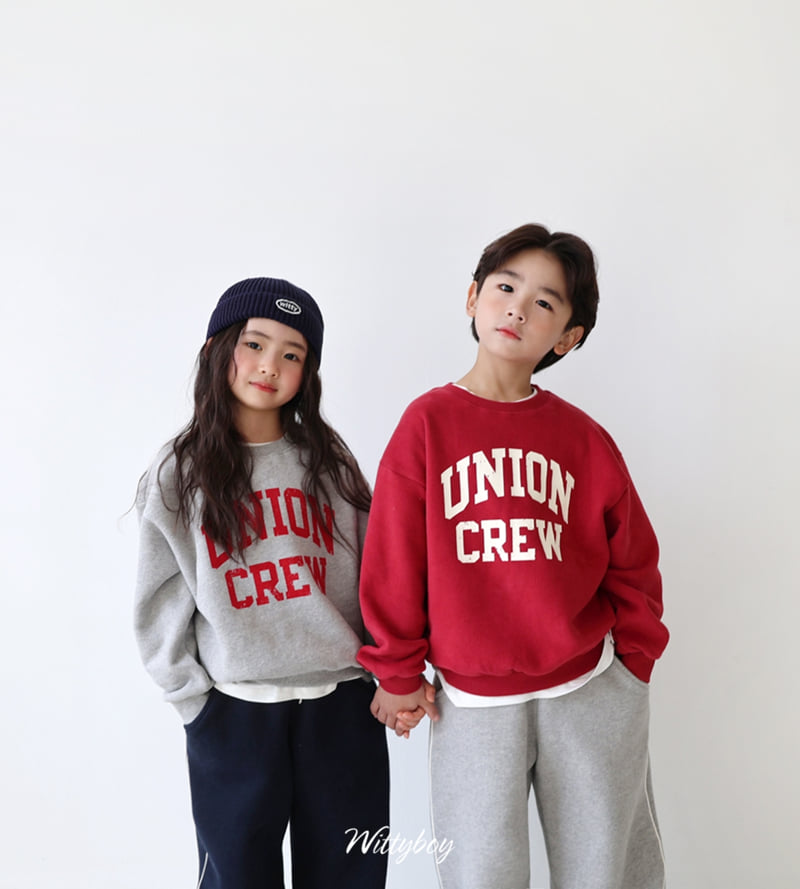 Witty Boy - Korean Children Fashion - #fashionkids - Union Sweatshirt