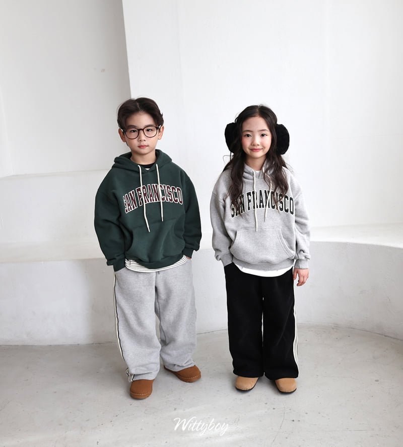 Witty Boy - Korean Children Fashion - #fashionkids - Winter High Teen Pants - 10