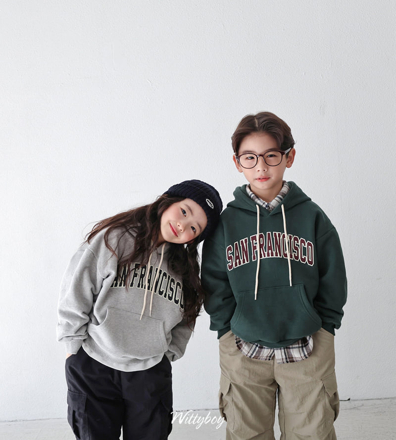 Witty Boy - Korean Children Fashion - #discoveringself - San Francisco Hoodie - 4