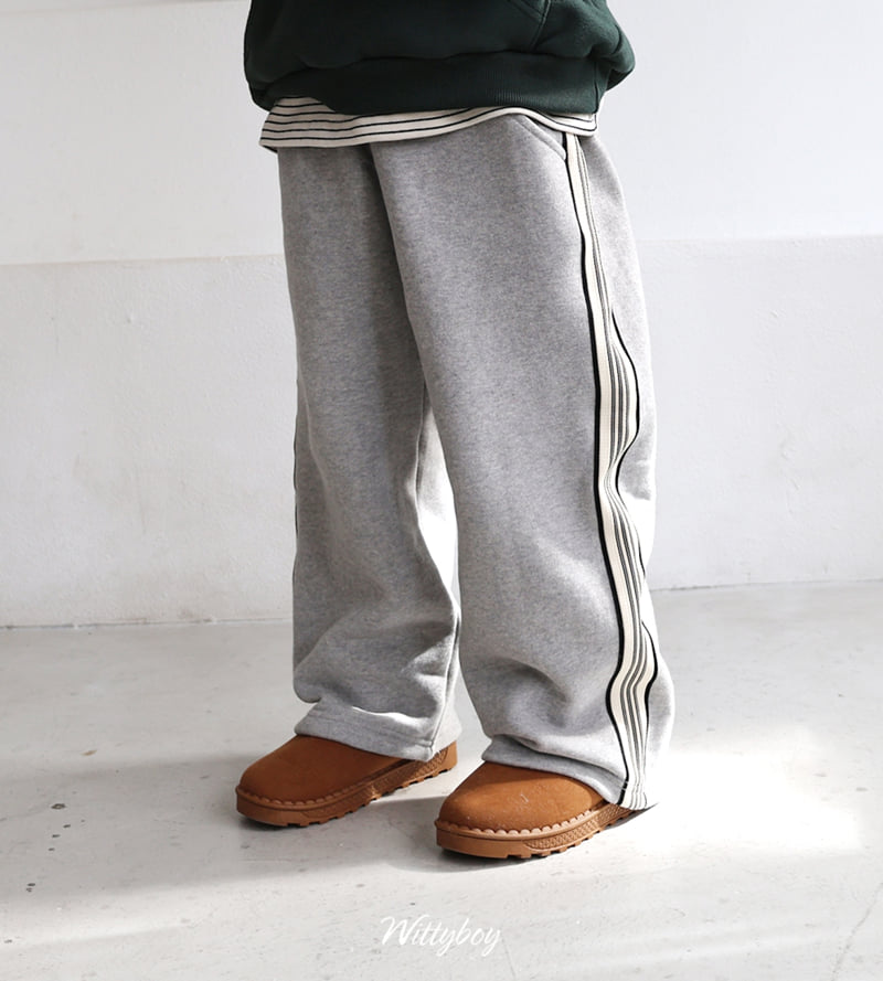 Witty Boy - Korean Children Fashion - #kidsshorts - Winter High Teen Pants - 11