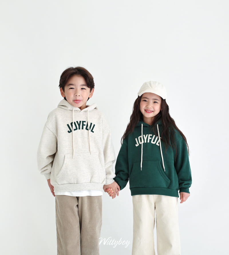 Witty Boy - Korean Children Fashion - #kidsshorts - Joyful Hoodie - 8