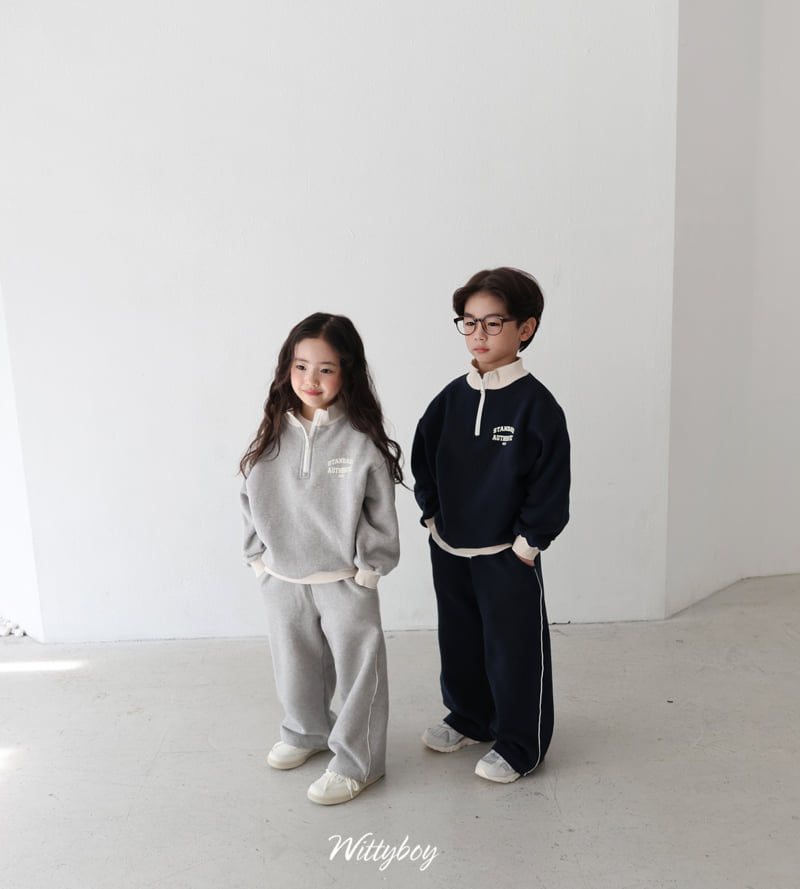 Witty Boy - Korean Children Fashion - #kidsshorts - Stand Fleece Anorak - 12