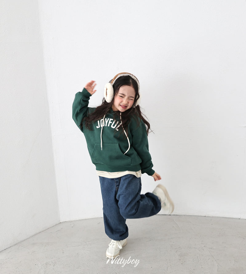 Witty Boy - Korean Children Fashion - #kidsshorts - Wannabe Bonding Denim Jogger Pants - 9