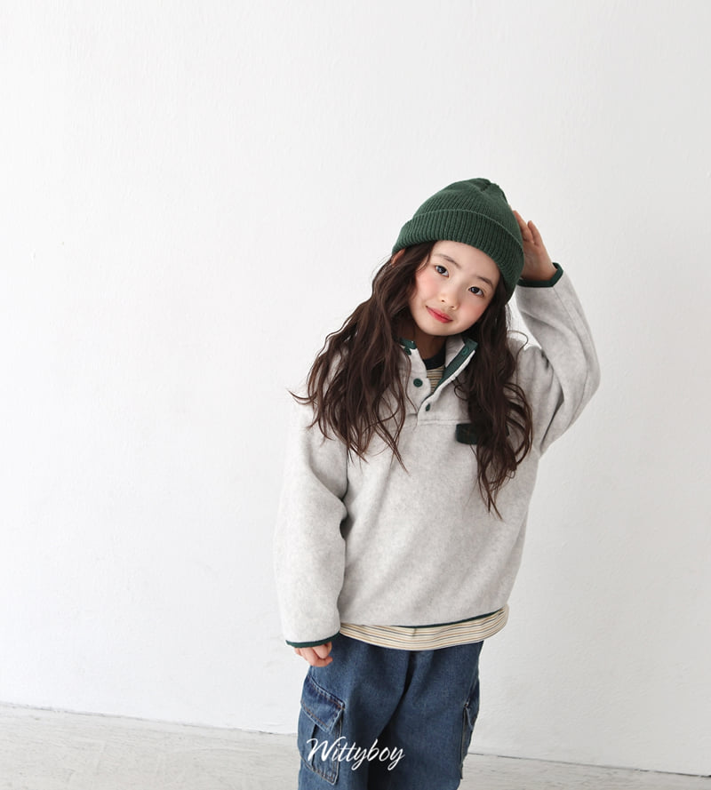 Witty Boy - Korean Children Fashion - #kidsstore - Camp Fleece Anorak - 10