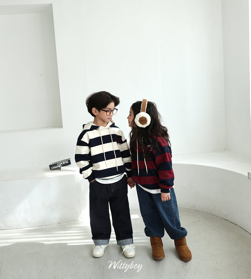Witty Boy - Korean Children Fashion - #kidsstore - Winter Hip Selvage Pants - 8