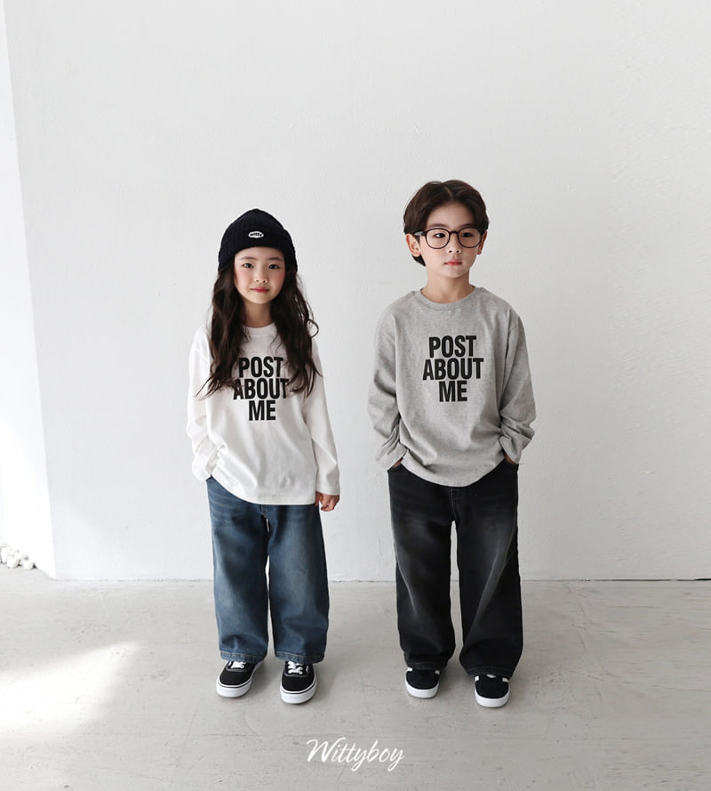 Witty Boy - Korean Children Fashion - #kidsstore - Post Tee - 3