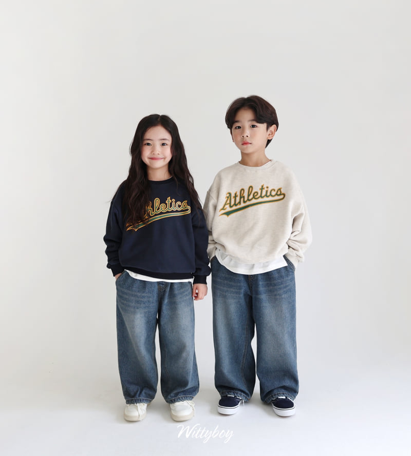 Witty Boy - Korean Children Fashion - #kidzfashiontrend - Winter Old School Denim Pants - 3