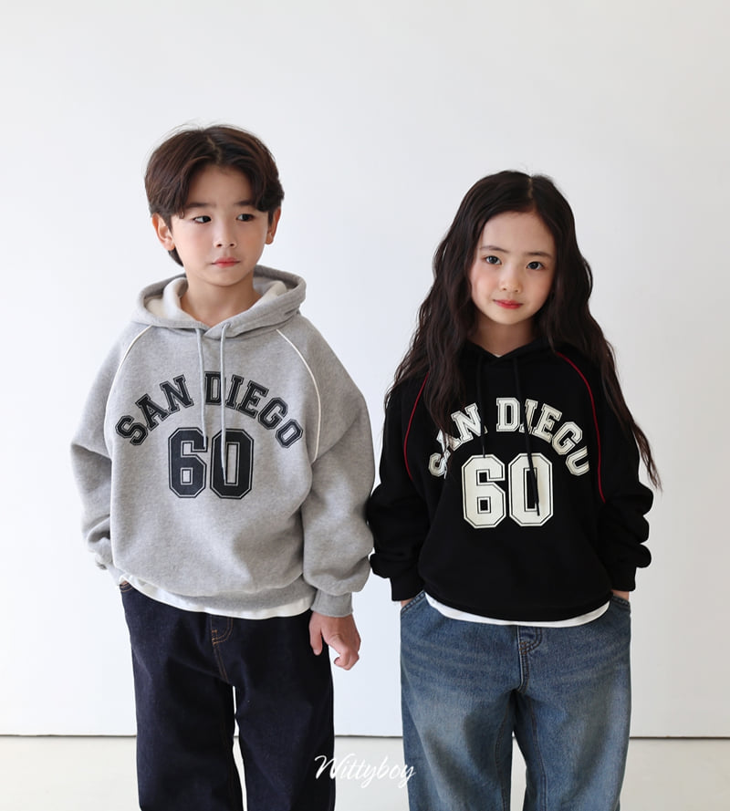 Witty Boy - Korean Children Fashion - #kidzfashiontrend - Sandy Hoodie Tee