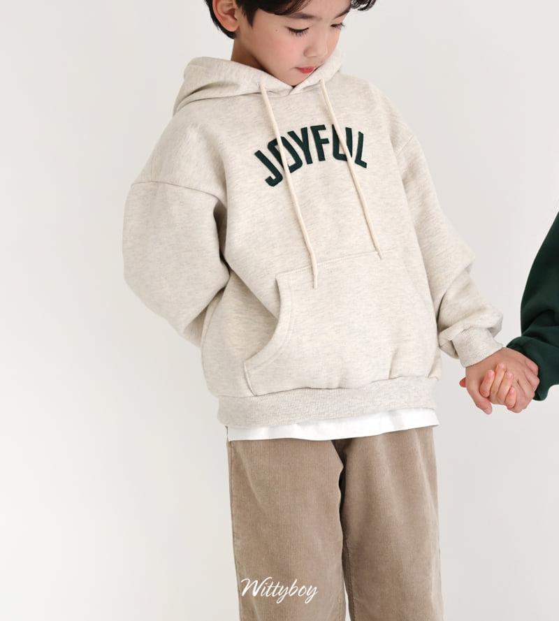 Witty Boy - Korean Children Fashion - #kidzfashiontrend - Joyful Hoodie - 10