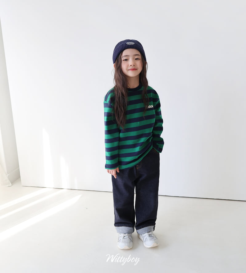 Witty Boy - Korean Children Fashion - #kidzfashiontrend - Winter Hip Selvage Pants - 9