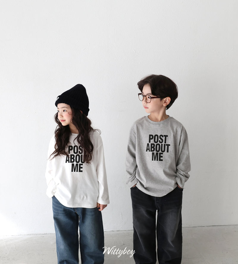 Witty Boy - Korean Children Fashion - #kidsstore - Post Tee - 4