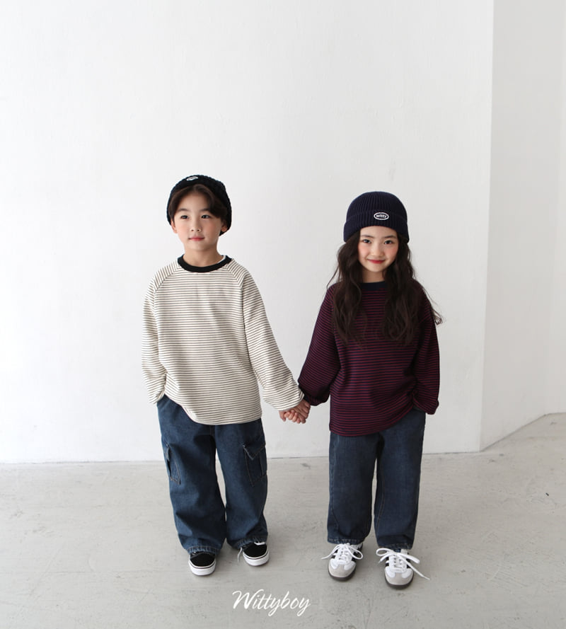 Witty Boy - Korean Children Fashion - #kidzfashiontrend - Good Luck Peach ST Tee - 12