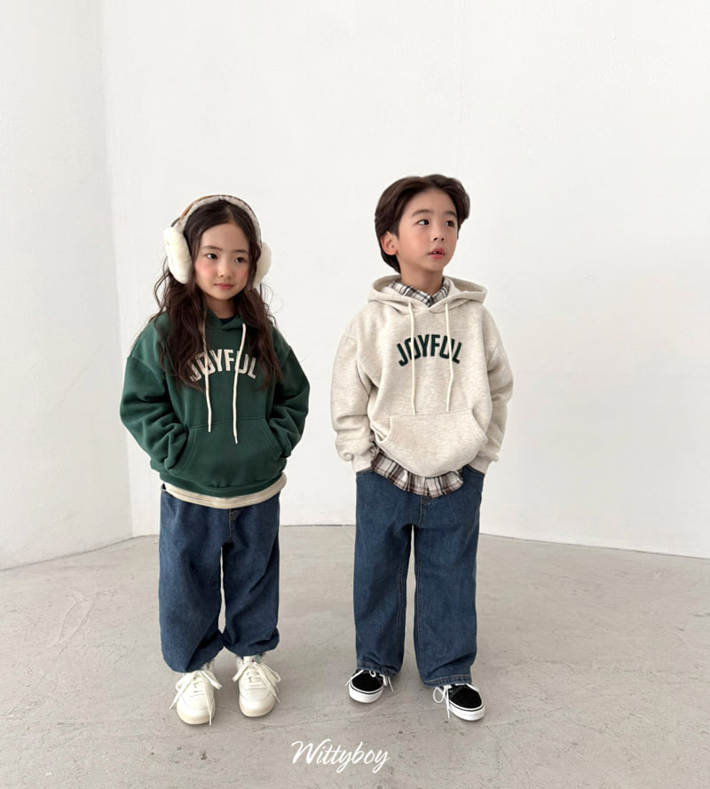 Witty Boy - Korean Children Fashion - #kidzfashiontrend - Wannabe Bonding Denim Jogger Pants - 11