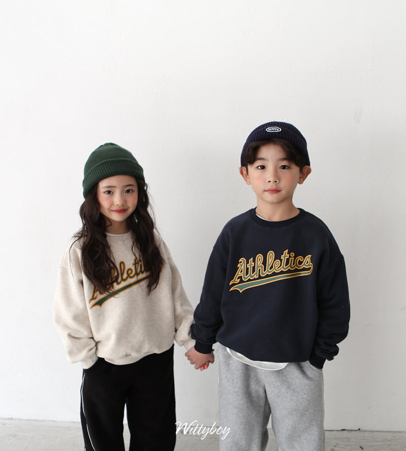 Witty Boy - Korean Children Fashion - #kidzfashiontrend - Athletic Sweatshirt - 9
