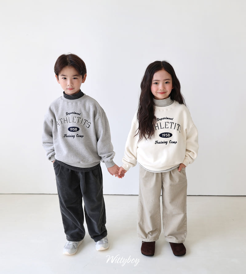 Witty Boy - Korean Children Fashion - #kidzfashiontrend - Training Sweatshirt - 8