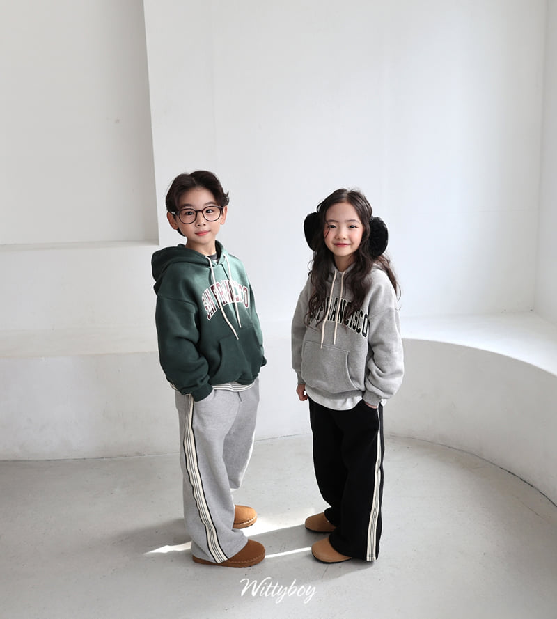 Witty Boy - Korean Children Fashion - #littlefashionista - Winter High Teen Pants
