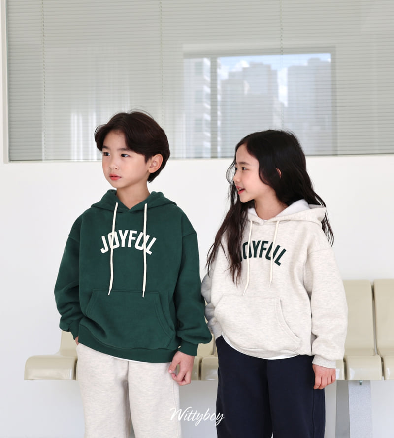 Witty Boy - Korean Children Fashion - #littlefashionista - Joyful Hoodie - 12